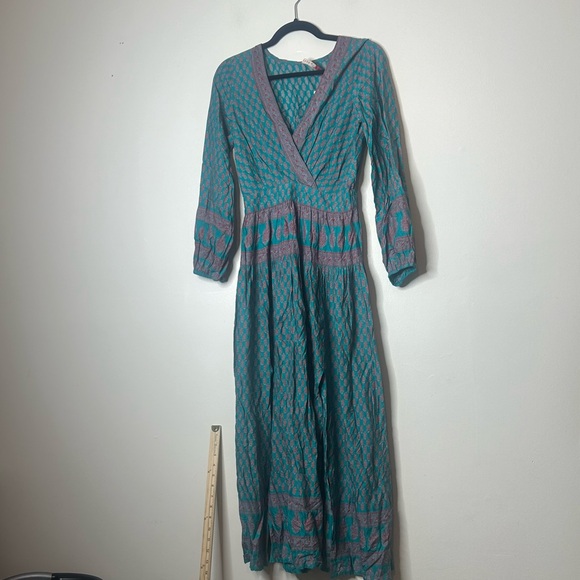 RAGA by Anthropologie Split Front Geometric Maxi Dress - Picture 14 of 14